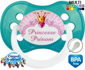 Design princesse + prénom: Sucette Anatomique-su7.fr