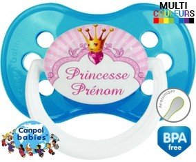 Design princesse + prénom: Sucette Anatomique-su7.fr