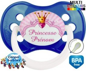 Design princesse + prénom: Sucette Anatomique-su7.fr