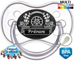 Racing + prénom: Sucette Anatomique-su7.fr