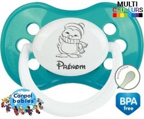 Pingouin + prénom: Sucette Anatomique-su7.fr