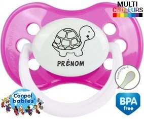 Tortue + prénom: Sucette Anatomique-su7.fr