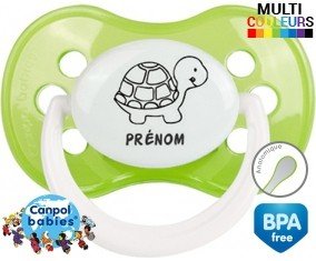 Tortue + prénom: Sucette Anatomique-su7.fr
