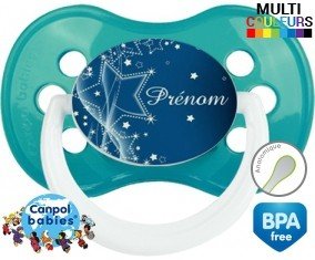 Nuit étoilée + prénom: Sucette Anatomique-su7.fr