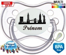 New york + prénom: Sucette Anatomique-su7.fr