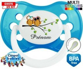 Hibou style2 + prénom: Sucette Anatomique-su7.fr