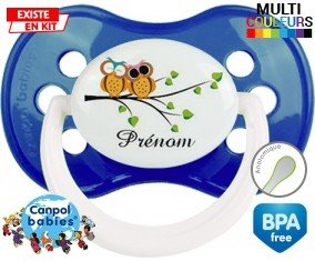 Hibou style2 + prénom: Sucette Anatomique-su7.fr