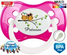 Hibou style2 + prénom: Sucette Anatomique-su7.fr