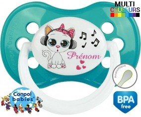 Musique et chat + prénom: Sucette Anatomique-su7.fr