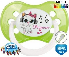 Musique et chat + prénom: Sucette Anatomique-su7.fr