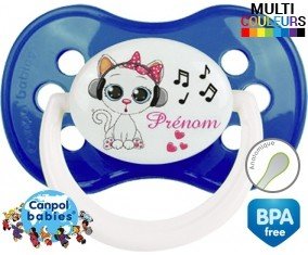 Musique et chat + prénom: Sucette Anatomique-su7.fr