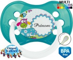 Hippopotame bleu + prénom: Sucette Anatomique-su7.fr
