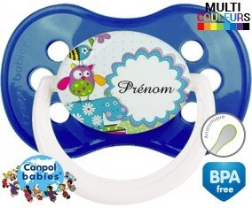 Hippopotame bleu + prénom: Sucette Anatomique-su7.fr