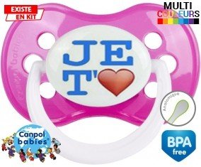 Je t'aime modèle garçon: Sucette Anatomique-su7.fr