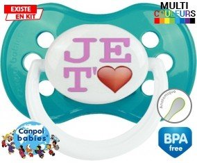 Je t'aime modèle fille: Sucette Anatomique-su7.fr