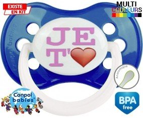 Je t'aime modèle fille : Sucette Anatomique