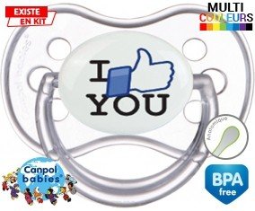 I love you pouce: Sucette Anatomique-su7.fr