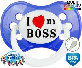 I love my boss : Tétine Anatomique personnalisée