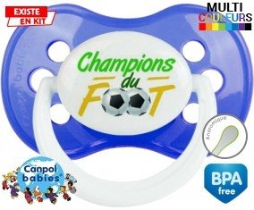 Champion du foot : Sucette Anatomique personnalisée