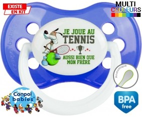 Je joue au tennis aussi bien que mon frère: Sucette Anatomique-su7.fr