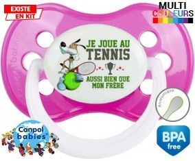 Je joue au tennis aussi bien que mon frère: Sucette Anatomique-su7.fr