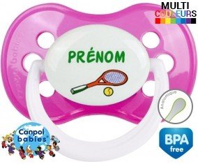 Tennis + prénom: Sucette Anatomique-su7.fr