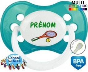 Tennis + prénom: Sucette Anatomique-su7.fr