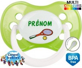 Tennis + prénom: Sucette Anatomique-su7.fr