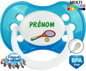 Tennis + prénom: Sucette Anatomique-su7.fr