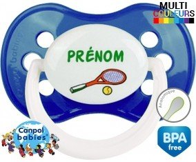 Tennis + prénom: Sucette Anatomique-su7.fr