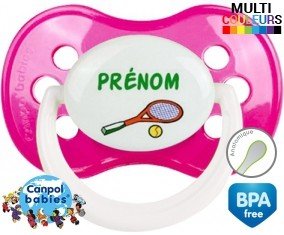 Tennis + prénom: Sucette Anatomique-su7.fr