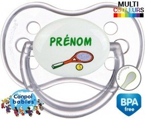 Tennis + prénom: Sucette Anatomique-su7.fr