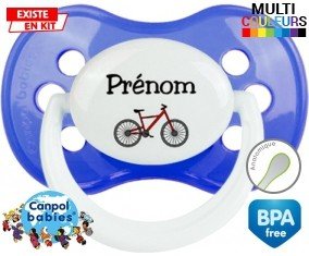 Vélo + prénom: Sucette Anatomique-su7.fr
