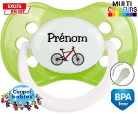 Vélo + prénom: Sucette Anatomique-su7.fr