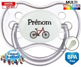 Vélo + prénom: Sucette Anatomique-su7.fr