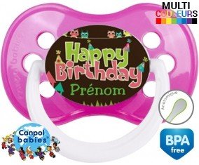 Happy birthday style3 + prénom: Sucette Anatomique-su7.fr