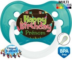 Happy birthday style3 + prénom: Sucette Anatomique-su7.fr