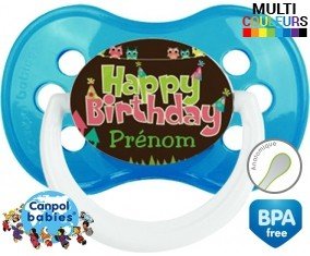 Happy birthday style3 + prénom: Sucette Anatomique-su7.fr