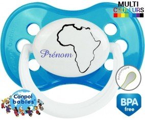 Carte afrique + prénom: Sucette Anatomique-su7.fr