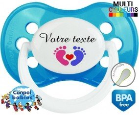 Coeur mixte + prénom: Sucette Anatomique-su7.fr