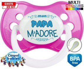 Mon papa m'adore (garcon): Sucette Anatomique-su7.fr