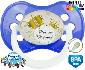 Prince + prénom : Sucette Anatomique personnalisée