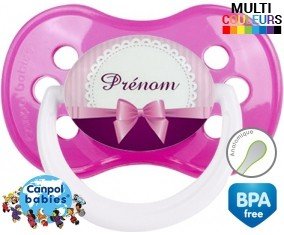 Noeud papillon + prénom: Sucette Anatomique-su7.fr