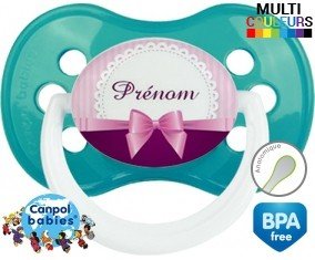 Noeud papillon + prénom: Sucette Anatomique-su7.fr