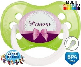 Noeud papillon + prénom: Sucette Anatomique-su7.fr