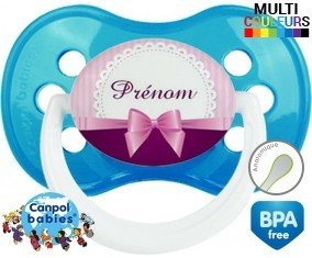 Noeud papillon + prénom: Sucette Anatomique-su7.fr
