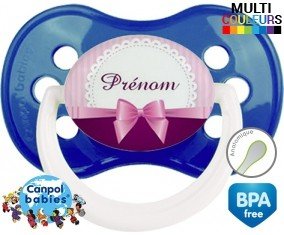 Noeud papillon + prénom: Sucette Anatomique-su7.fr