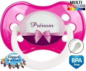 Noeud papillon + prénom: Sucette Anatomique-su7.fr