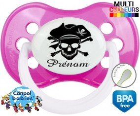 Pirate style2 + prénom: Sucette Anatomique-su7.fr