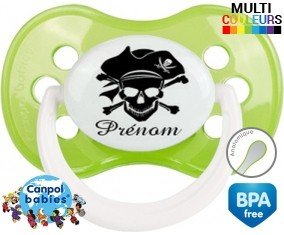 Pirate style2 + prénom: Sucette Anatomique-su7.fr